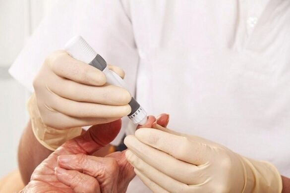 Blood fence to measure sugar for diabetes