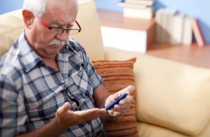 A diabetic should measure blood sugar and take glucose-lowering medications