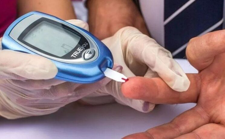 A person with risk factors for diabetes should have blood tests for glucose levels.
